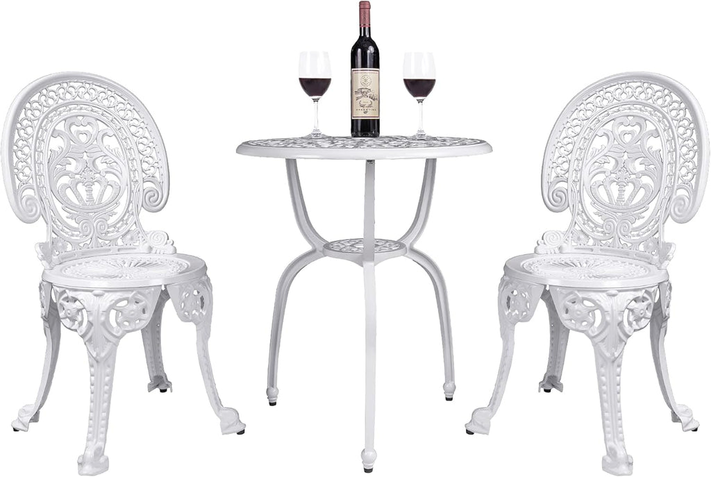 4 Piece Cast Aluminum Patio Conversation Set X46415