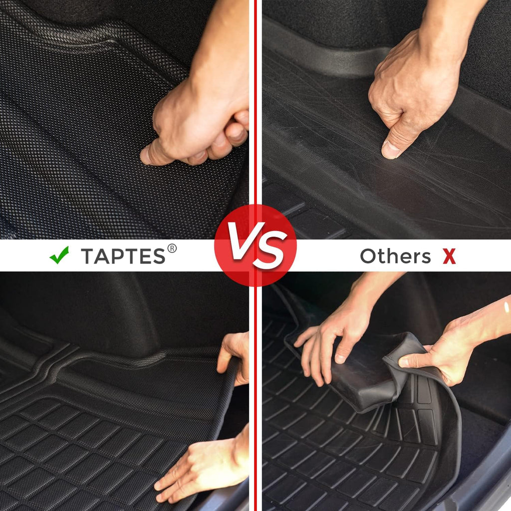 All Weather Anti-Slip Waterproof TPE Floor Mats Trunk Mat J8066