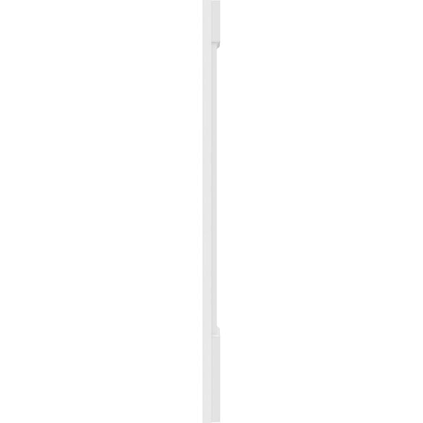 Raised Panel PVC Pilaster with Capital & Base (Pair) J652