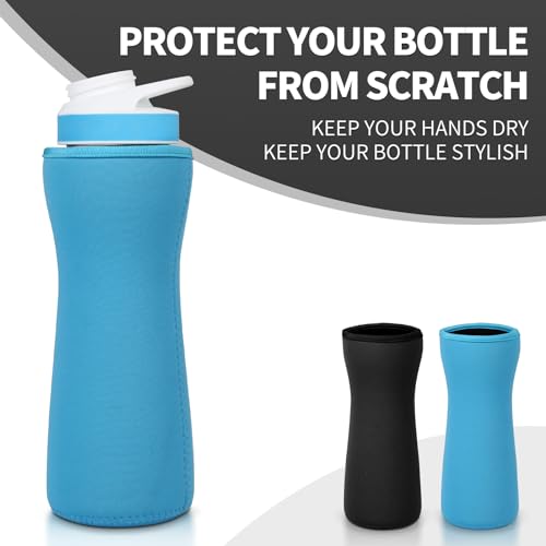 2 Pack Black Sleeve for 22oz Water Bottle U5106
