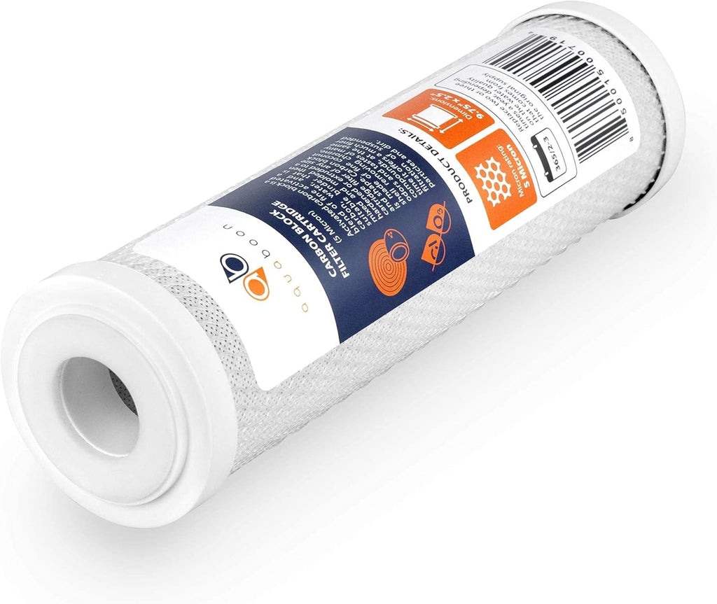1 Year RO Units Replacement Filter Kit 5 PACK Carbon Sediment Inline 5 Micron 10 inch Cartridges X2236