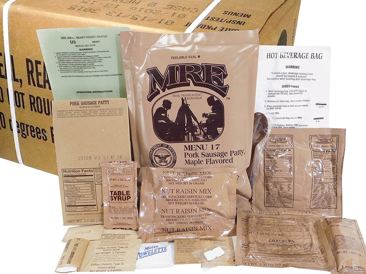 12 Meals Military Surplus Meal Ready to Eat M9321