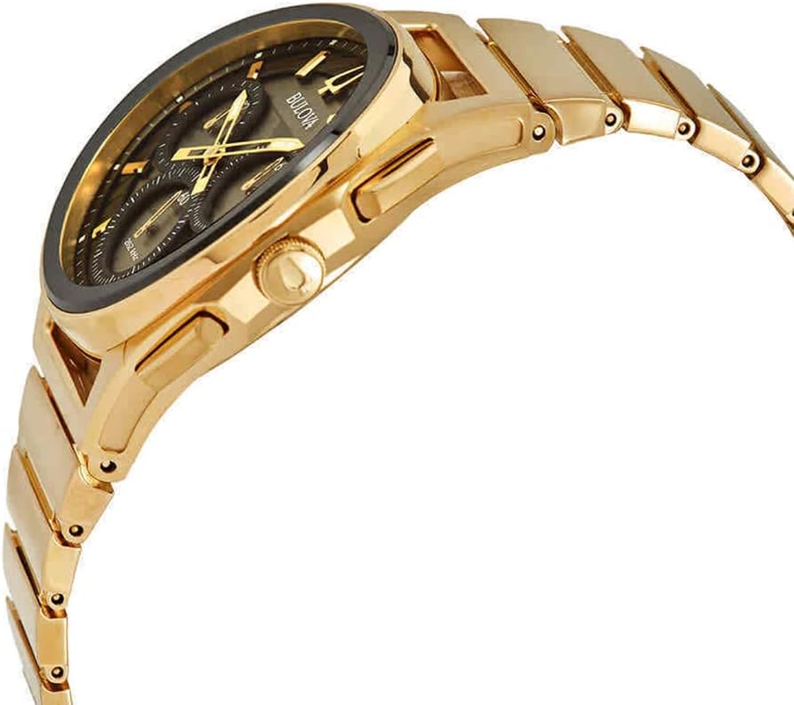 Gold-Tone Stainless Steel Quartz Chronograph Watch B854064
