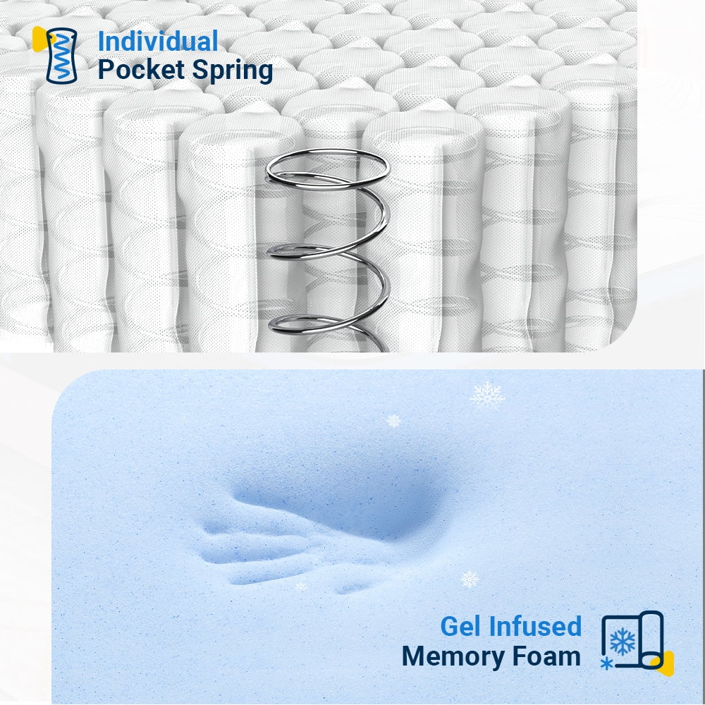 10 inch Queen Size Hybrid Mattress T981679