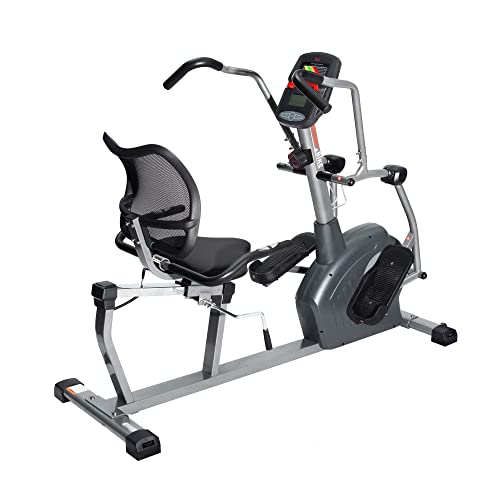 Recumbent Cross Trainer & Elliptical Machine with Arm Exercisers I8161