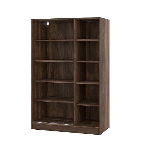 3 Door Freestanding Wardrobe Closet with Sliding Doors and Hanging Rod M88686