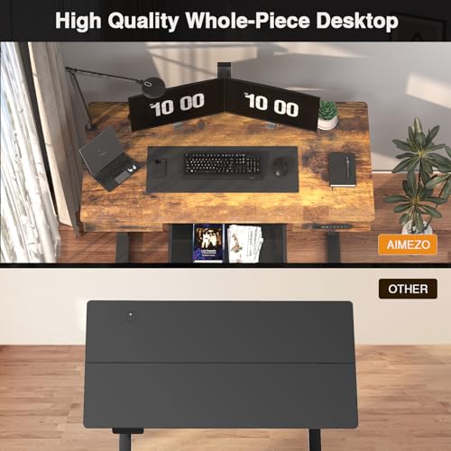 White 48 x 24 Inches Height Adjustable Electric Standing Desk C90723