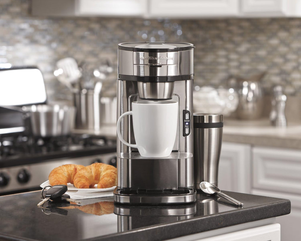 Single Serve Coffee Maker & Electric Coffee Grinder Q13387