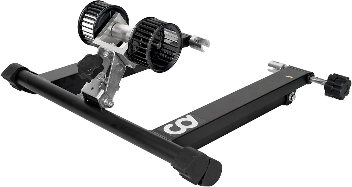 Indoor Wind Resistance Bicycle Trainer Stand with Front Block Riser & Skewers T125