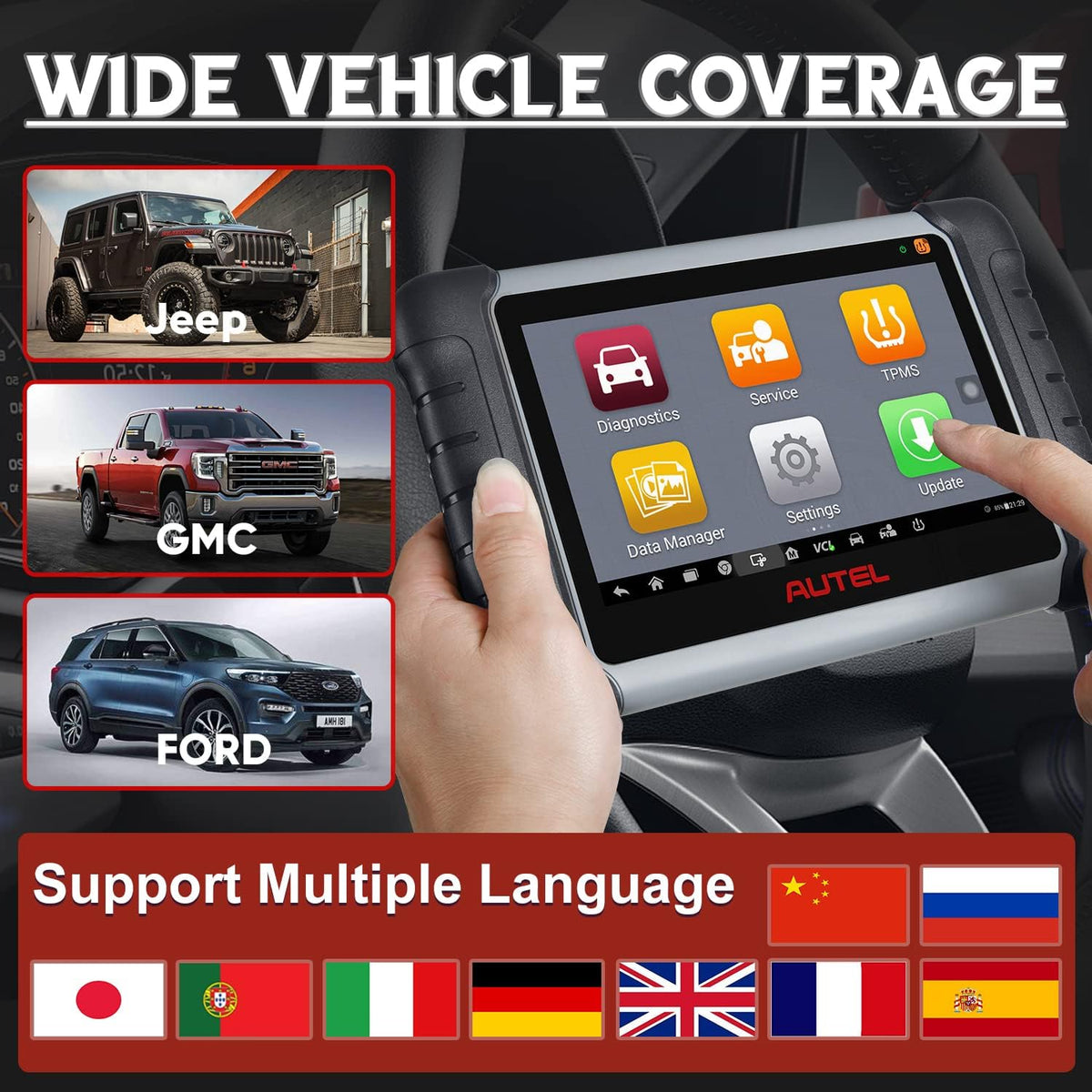 Diagnostic Scan Tool with 4 MX-Sensor G90983