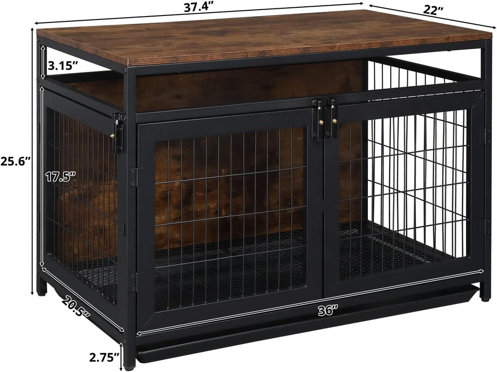 37" Double Door Sideboard Cabinet J4070
