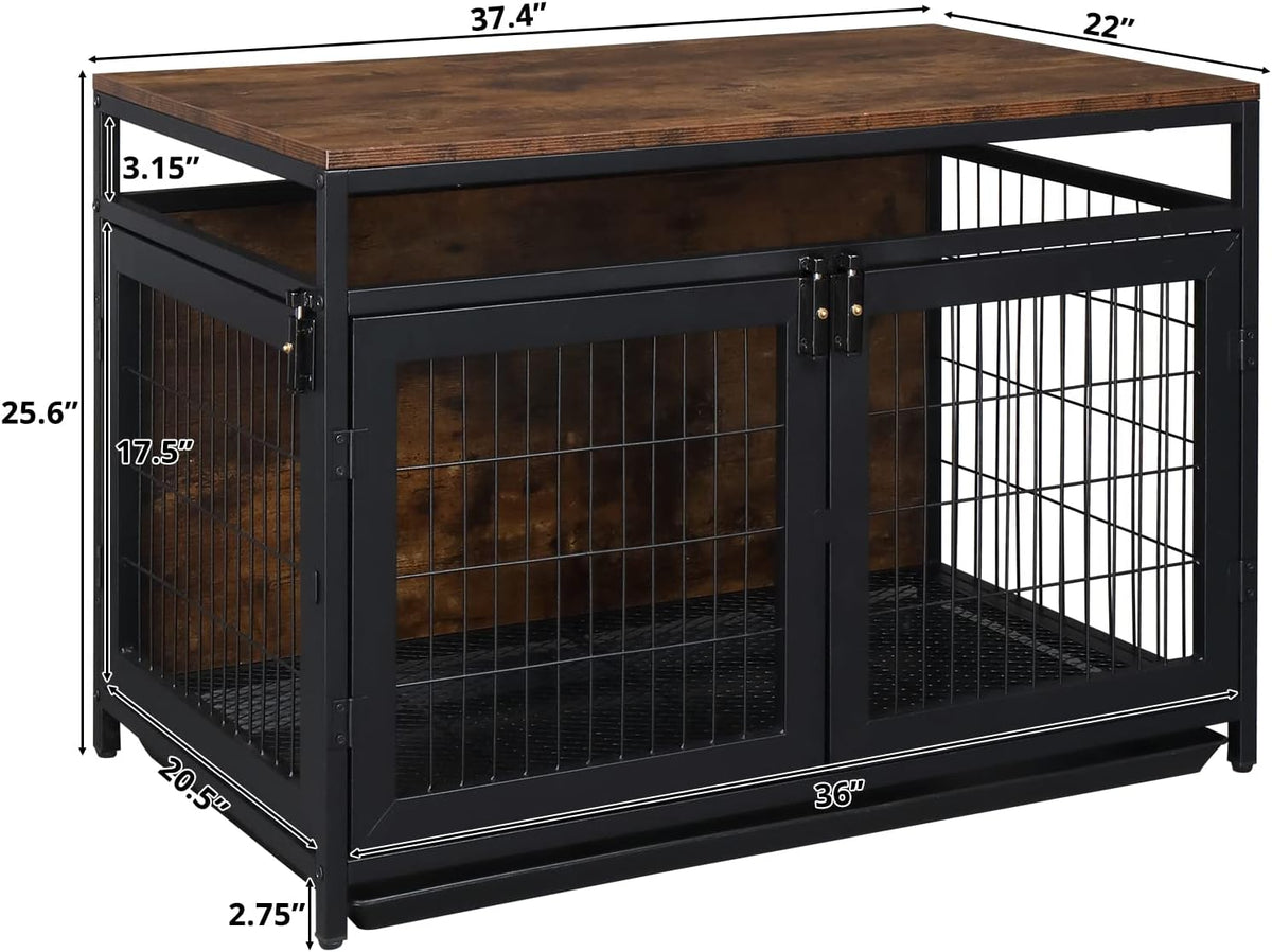 37" Double Door Sideboard Cabinet J4070