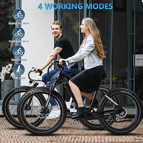 1000W BAFANG Motor 48V 15Ah LG Battery 26" x4.0 Fat Tire Electric Bicycle with Hydraulic Disc Brakes K7690