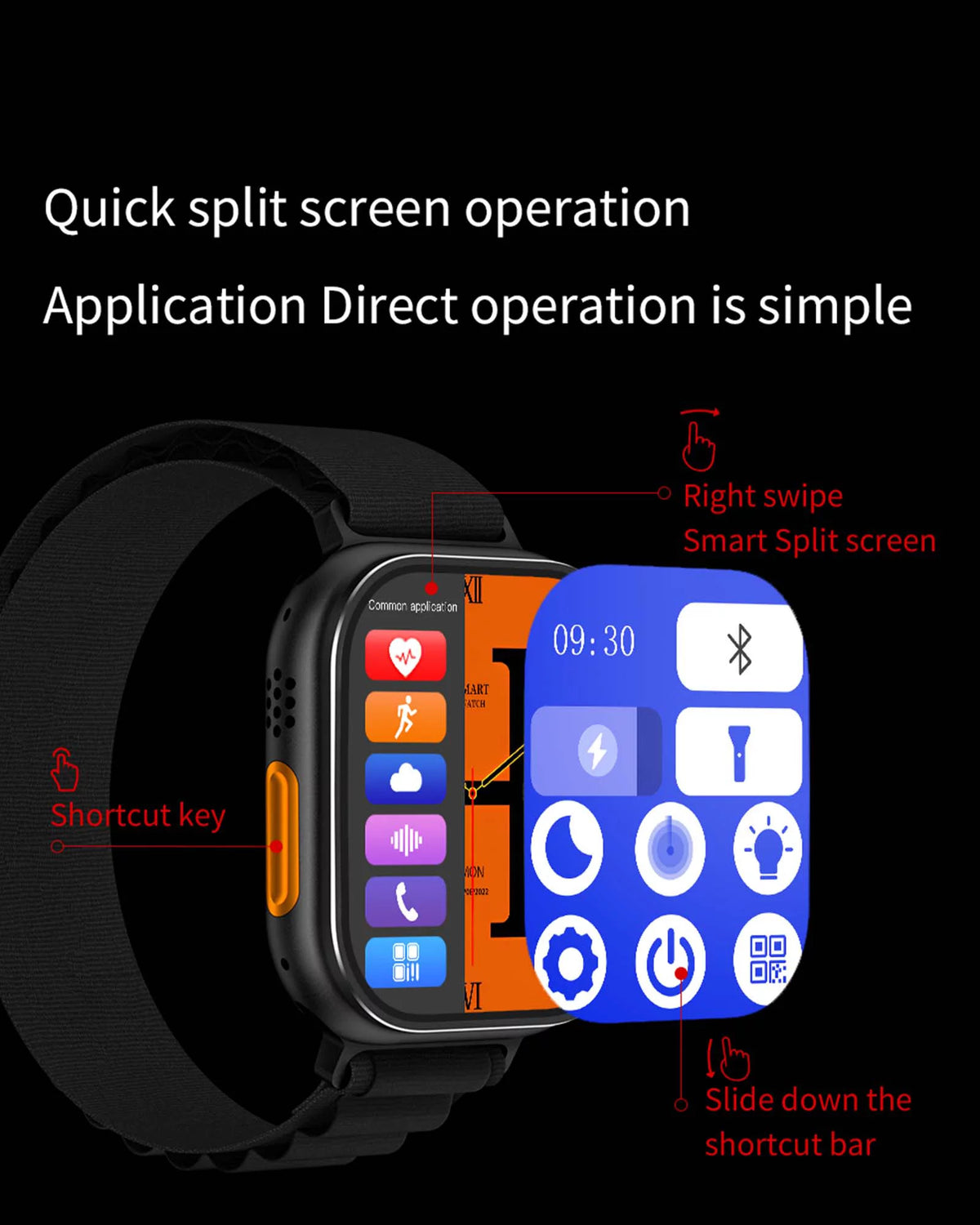 Smart Watch 2.1" Bluetooth Call IP68 Waterproof Z889901