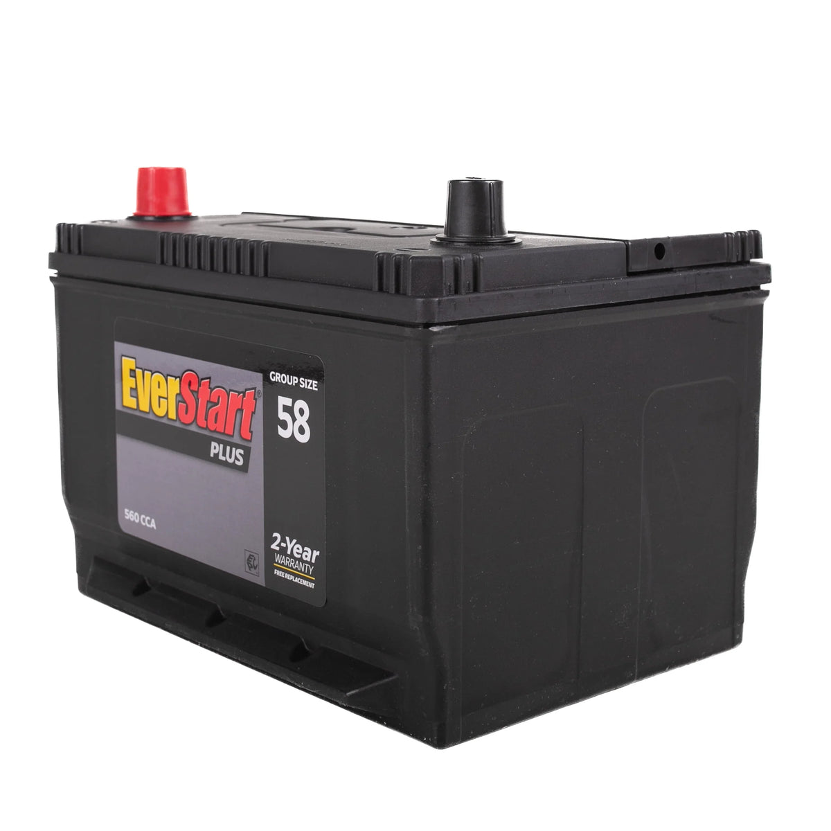 Lead Acid Automotive Battery, Group Size 58 - 12 Volt 560 CCA 78 RC T548612