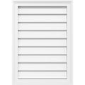 Vertical Surface Mount PVC Gable Vent P58101