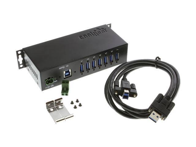 USB 3.0 7-Port Metal Case Hub Y5905