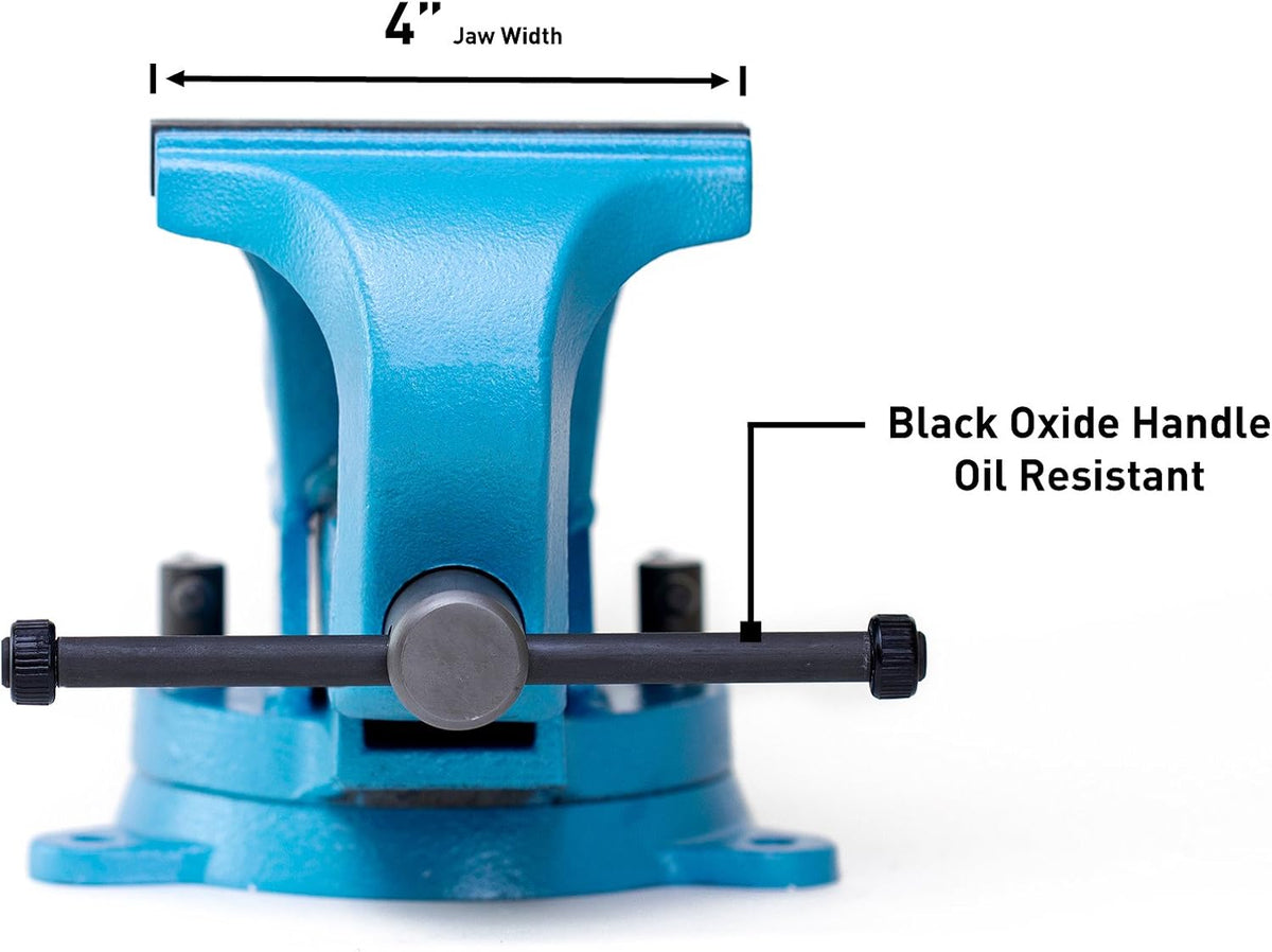 Forged Steel Bench Vise, 4 F828893