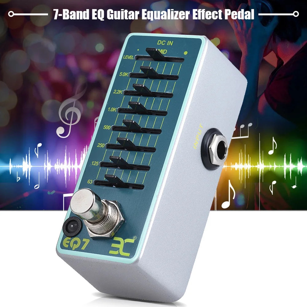 7-band Metal Eq Equalizer Pedal K335