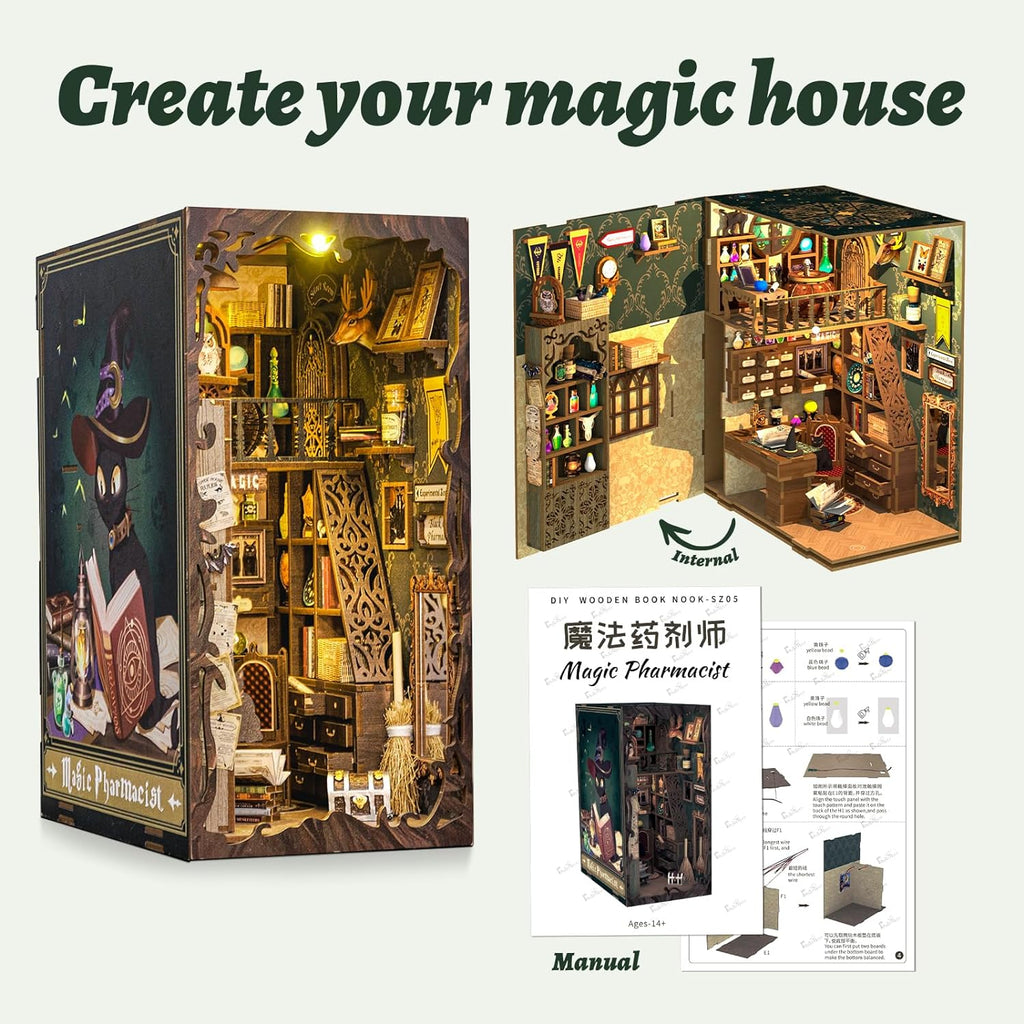 3D Wooden Book Nook Kit B15042