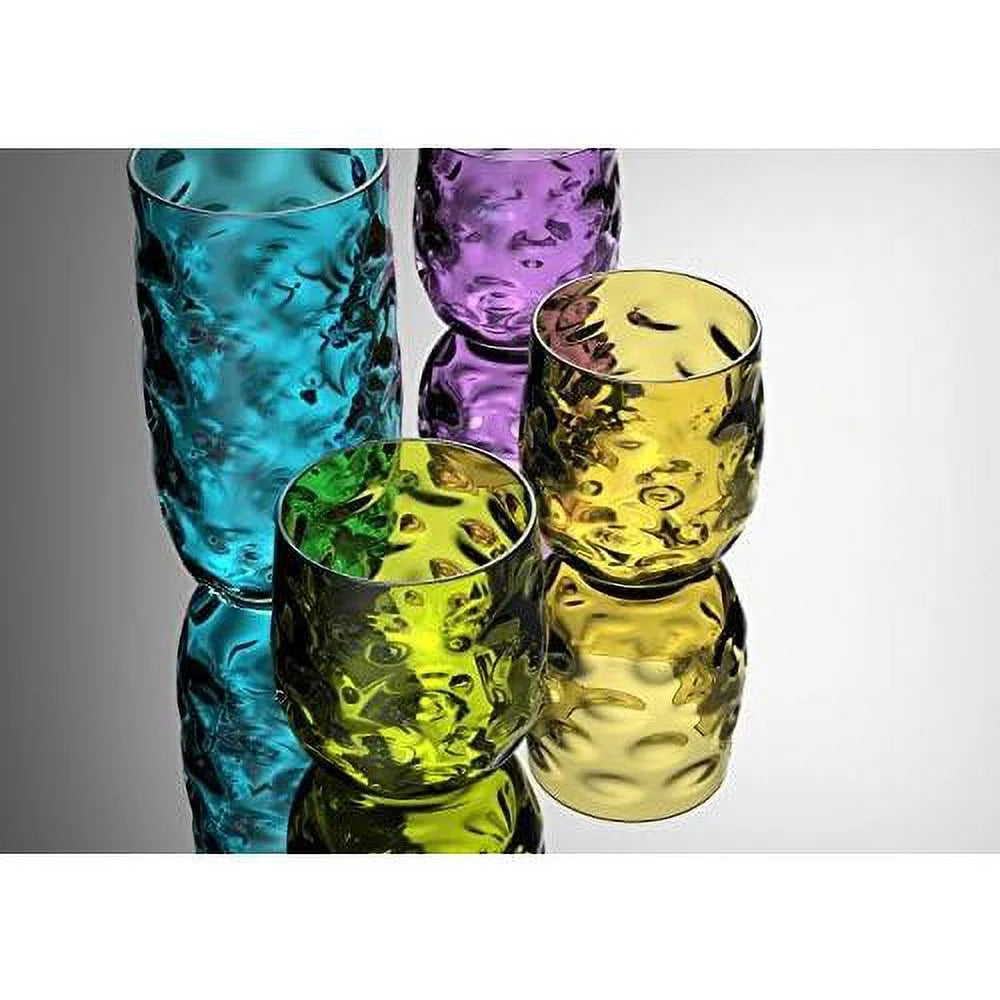 14 Oz Plastic Wine Glass Set Of 8 O395