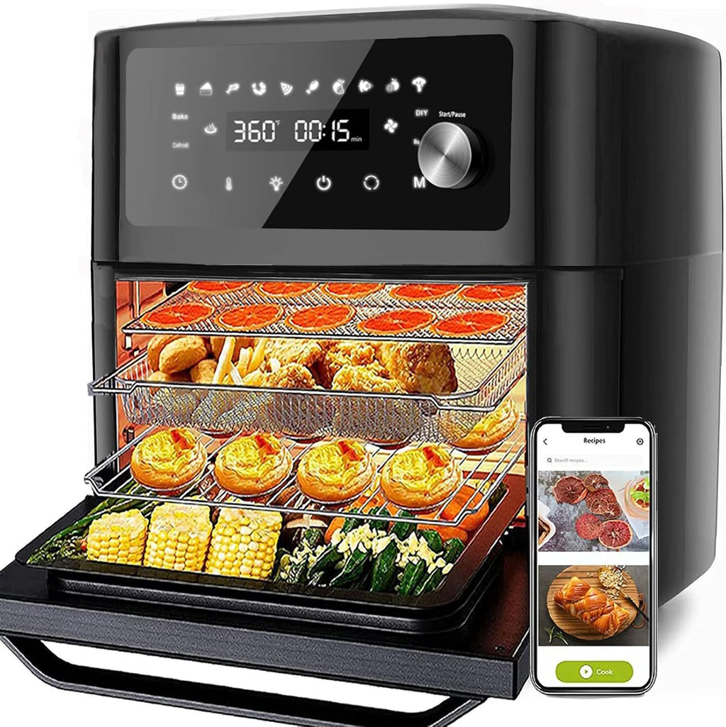 Air Fryer Toaster Oven Combo with Rotisserie and Dehydrator Q8275