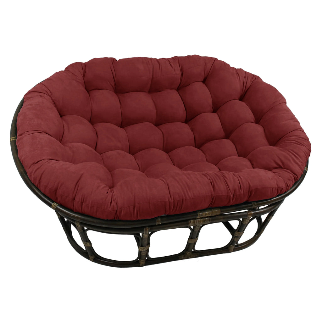 Solid Microsuede Double Papasan Cushion C344