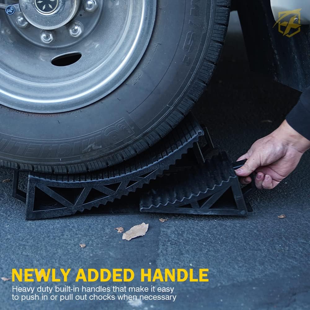RV Leveling System Kit Up to 66,000 lbs, 2PCS with Anti-Slip Mats L70637