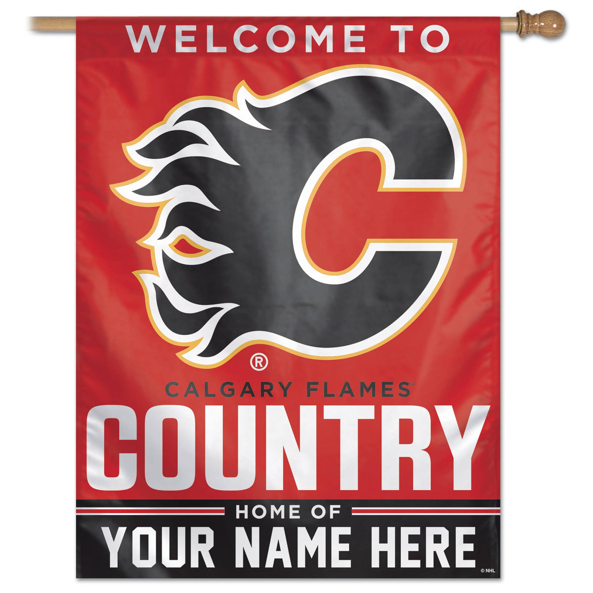 Calgary Flames Vertical Banner V949