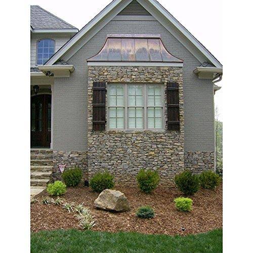 Black Composite Board-n-Batten Shutters (Per Pair) Y869