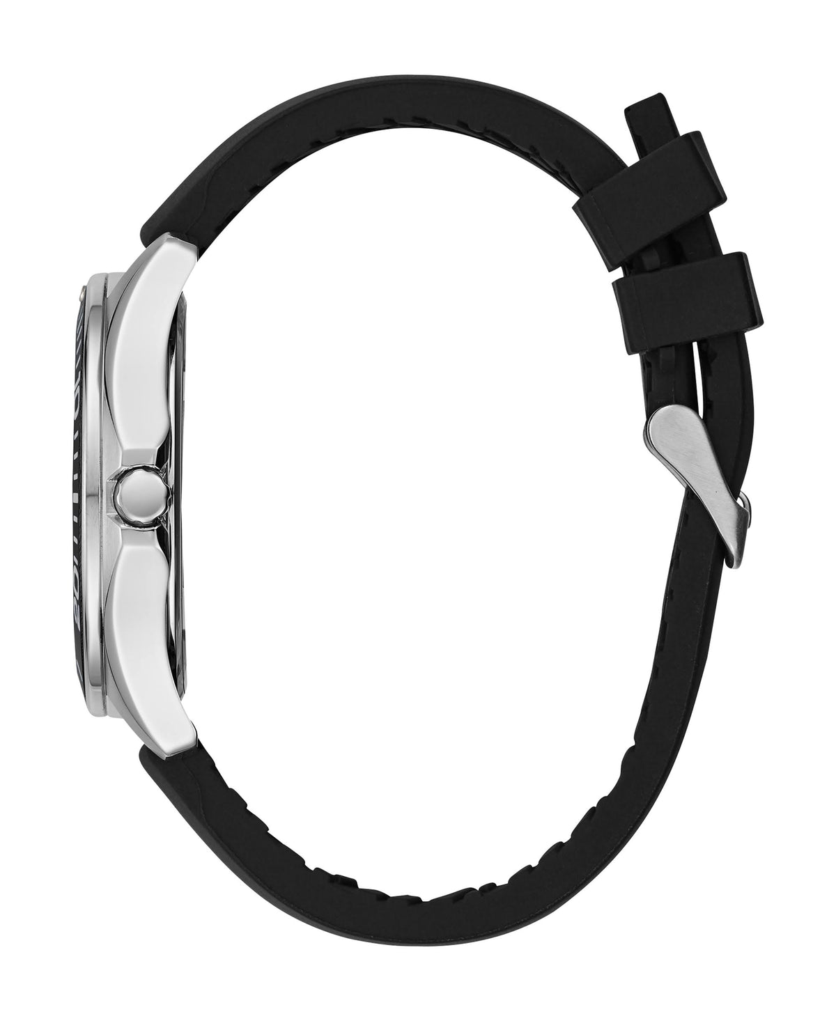 Black Silicone Strap Watch 42mm B548730