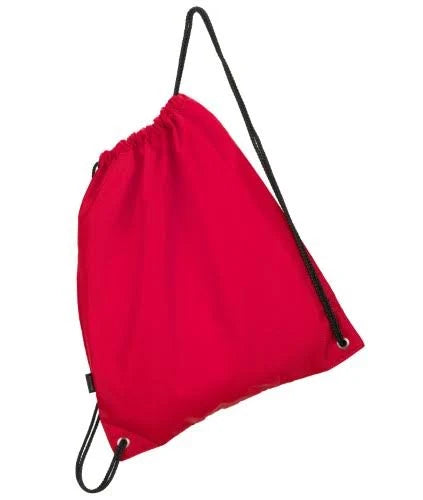 Red Polyester Drawstring Bag U664018