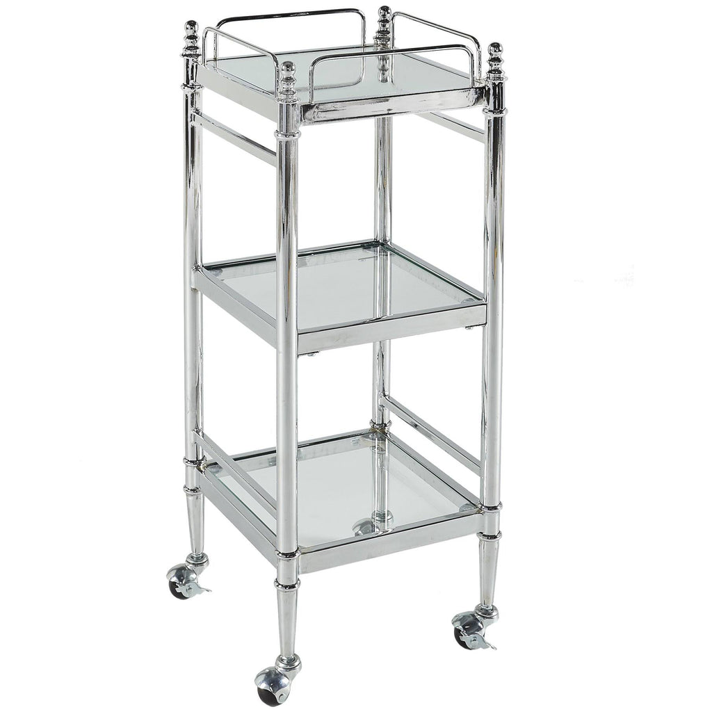 Chrome and Glass Cart I505167