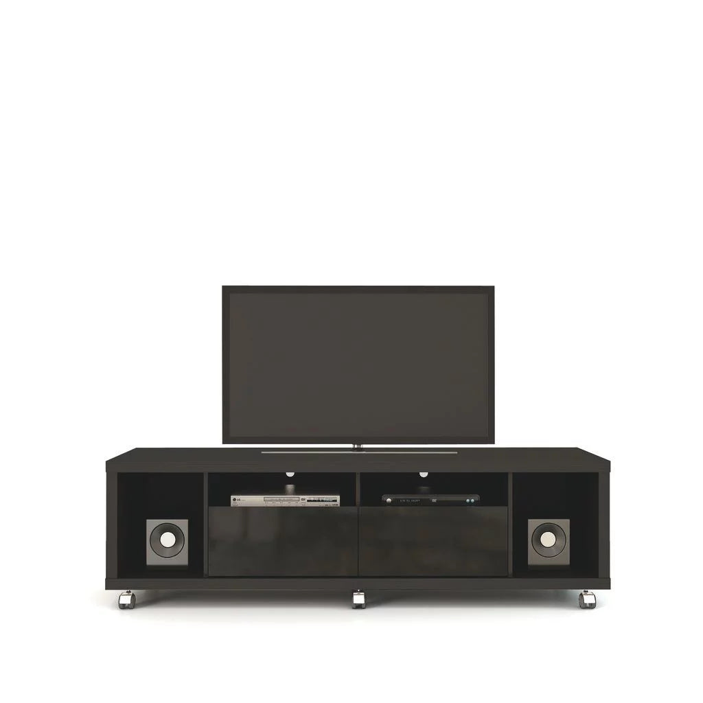 Black Gloss and Black Matte TV Stand C5002