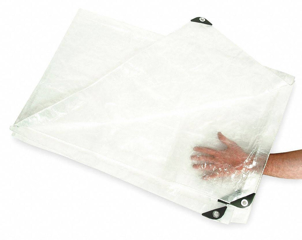 Transparent Polyethylene Tarp 50x80Ft H396
