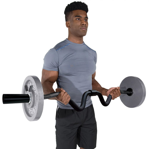 2-Piece Olympic Curl Bar with Collars A7068