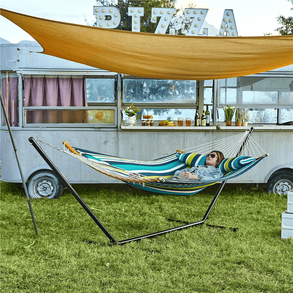 Padded Hammock with Steel Stand J8590
