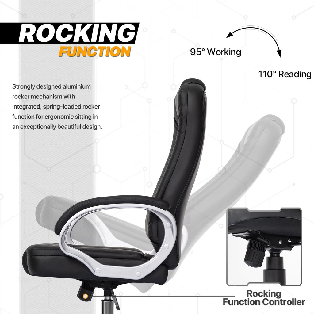 Black High-Back Ergonomic Office Chair Z54203