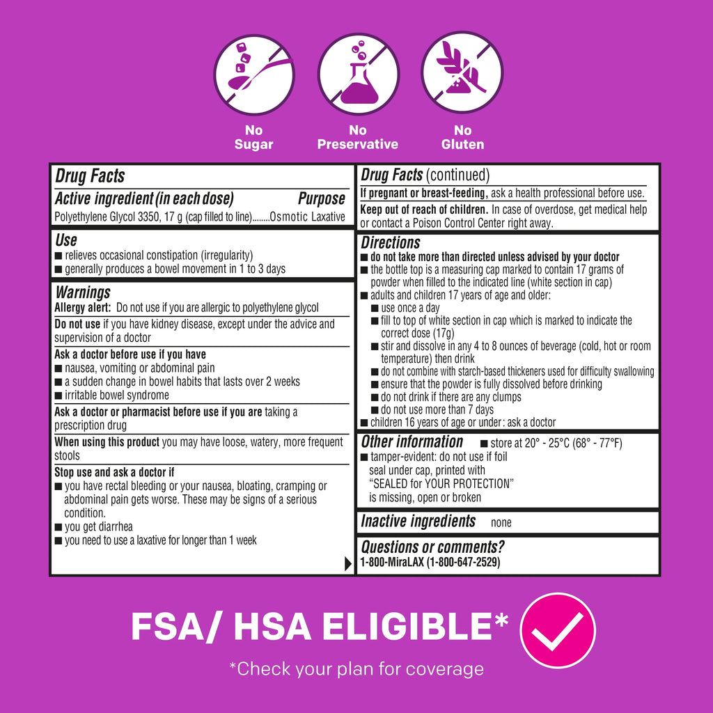 Laxative Powder 14 Doses F269