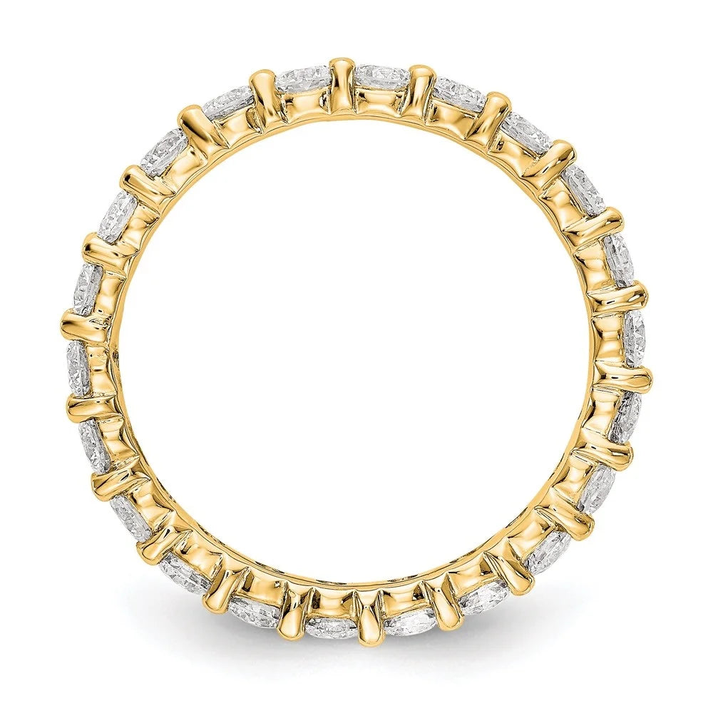 14k Yellow Gold Diamond Eternity Band E876