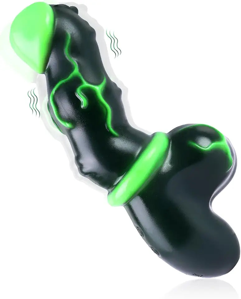 7.8'' Silicone Vibrator Dildo with 10 Modes V141