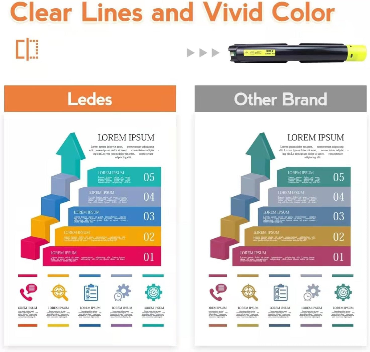 Compatible Toner Cartridge for Xerox AltaLink Printer (1 Black 1 Cyan 1 Magenta 1 Yellow) M791947