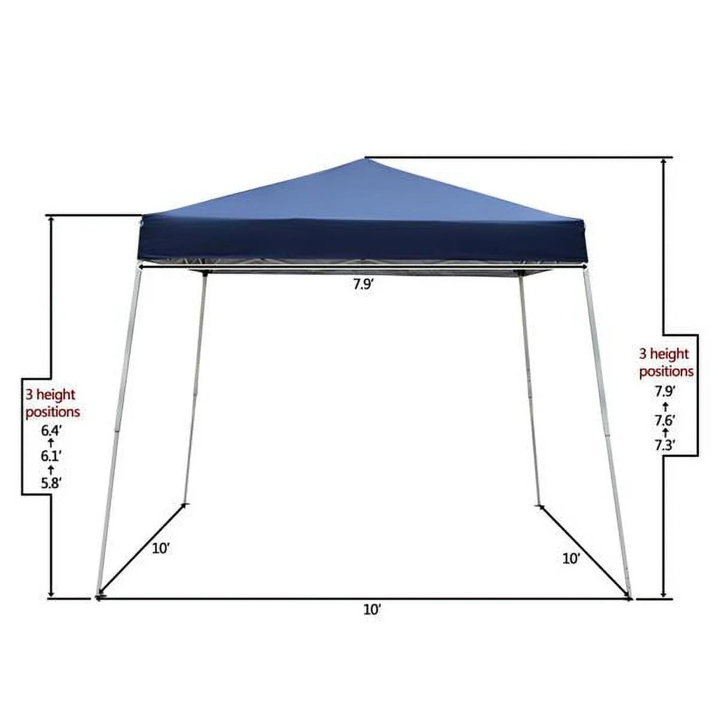 3 x 3M Waterproof Folding Tent Blue F57833