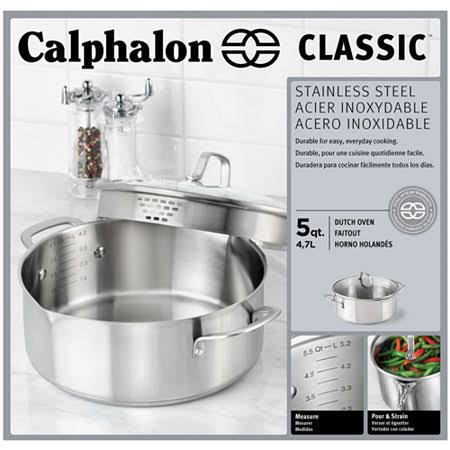 5-Quart Stainless Steel Dutch Oven J18777
