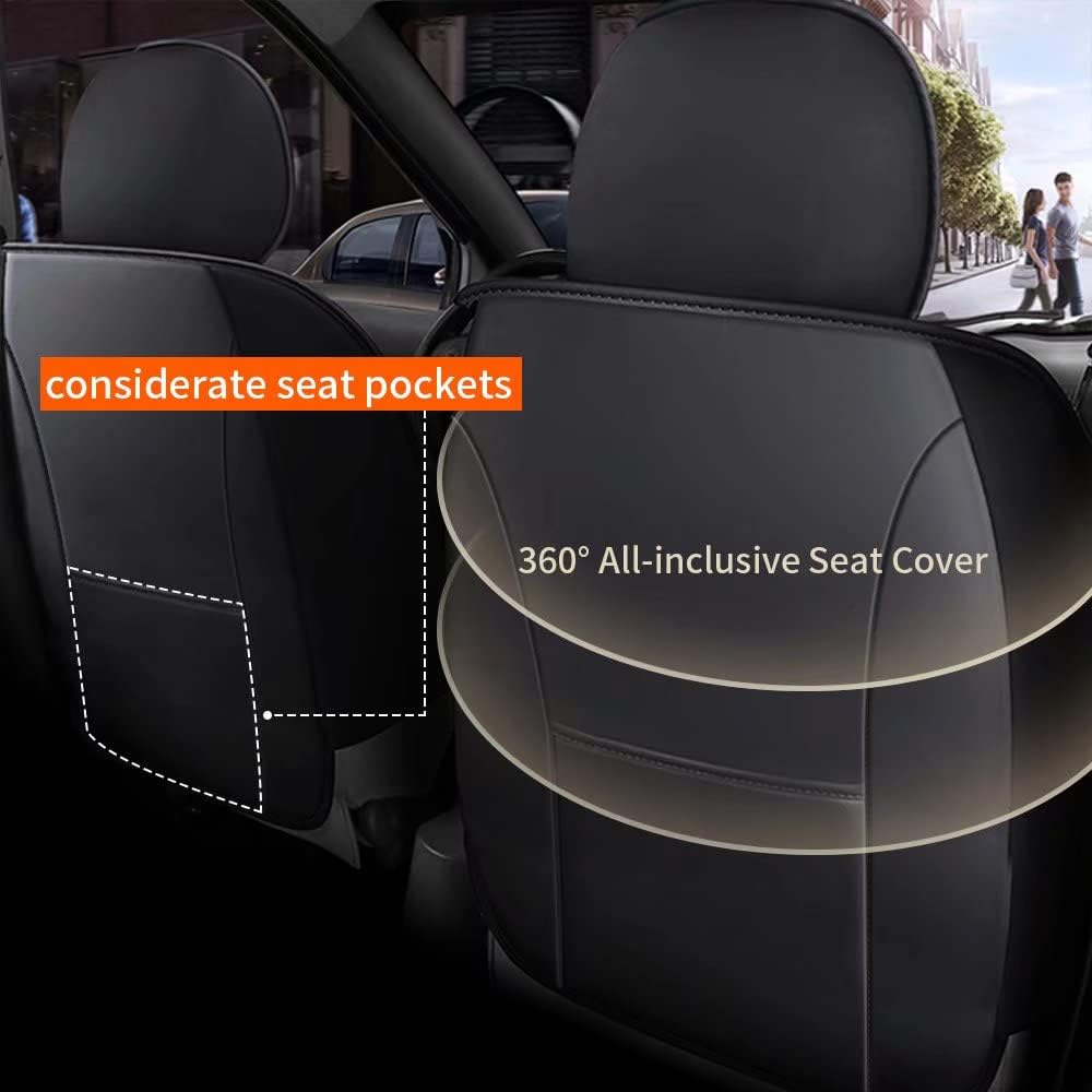 Custom Fit Faux Leather Car Seat Protector Full Set X627