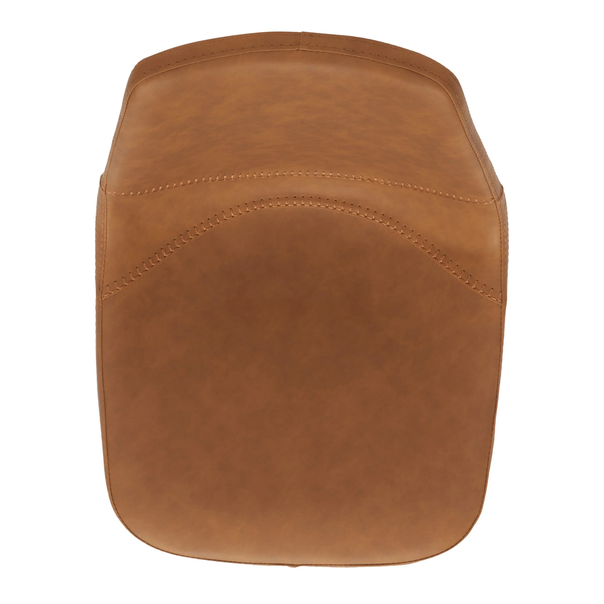 Cognac Tufted Dining Chair Set of 2 C4559