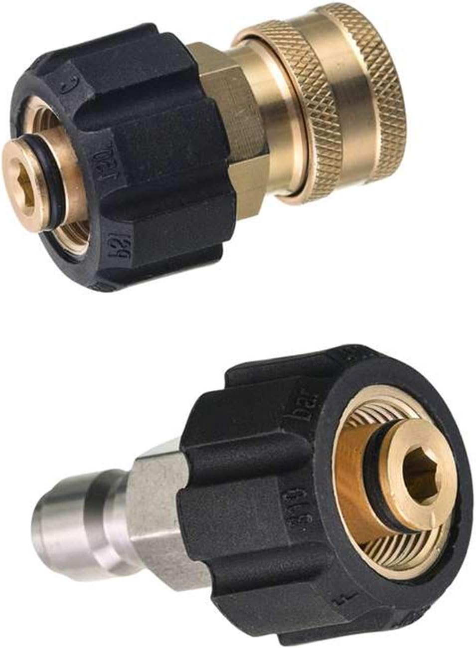Pressure Washer Hose 50 Feet X 3/8 Inch, 4000 PSI, Pack of 2 J89838