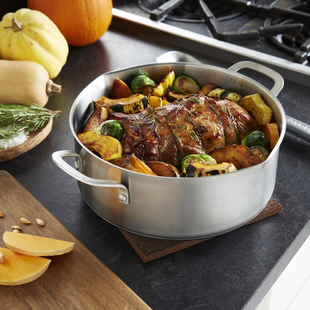 5-Quart Stainless Steel Dutch Oven J18777