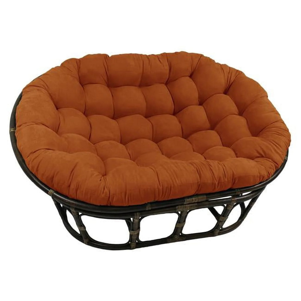 Solid Microsuede Double Papasan Cushion C344