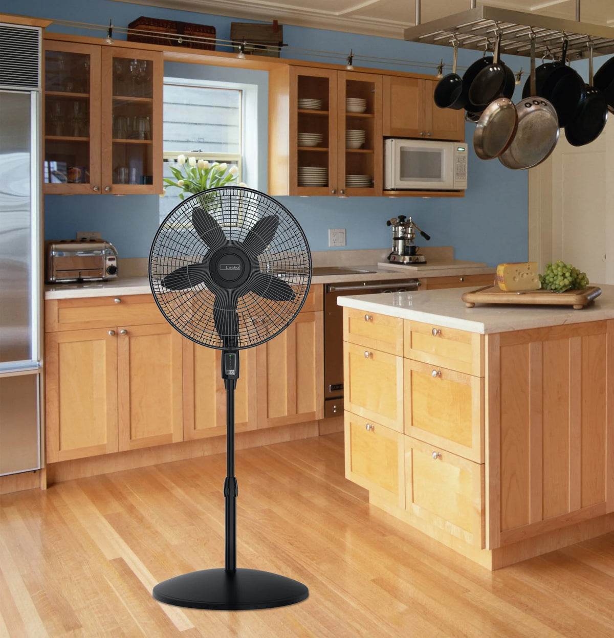 Black Pedestal Fan T1902